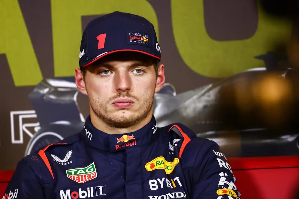 Max Verstappen, al borde del abismo